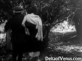 Antik dreckig film 1915 - ein kostenlos fahrt